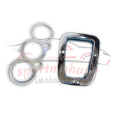 ست قاب دنده و زه استیل پنل بخاری تیبا طرح استیل