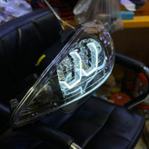 چراغ جلو ۲۰۶ طرح BMW سه بعدی