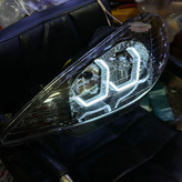 چراغ جلو ۲۰۶ طرح BMW سه بعدی