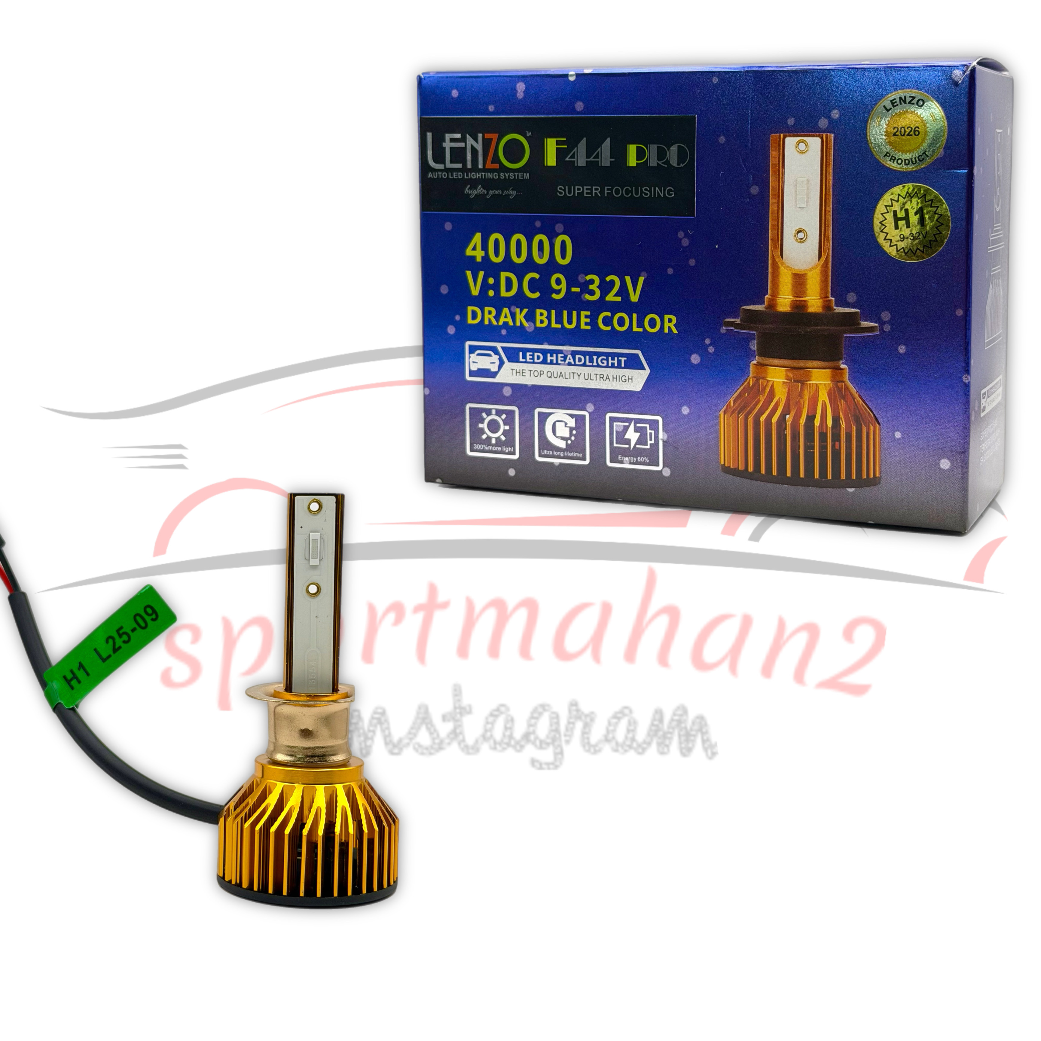 هدلایت رنگ آبی
